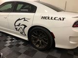 Dodge Charger Hellcat Side Graphics