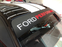 Ford Performance Windshield Banner for Ford Mustang