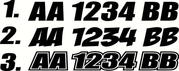 Boat Registration Hull Numbers