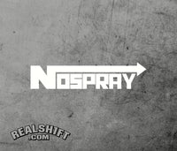 Nospray Vinyl Decal
