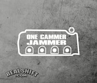 One Cammer Jammer Vinyl Decal