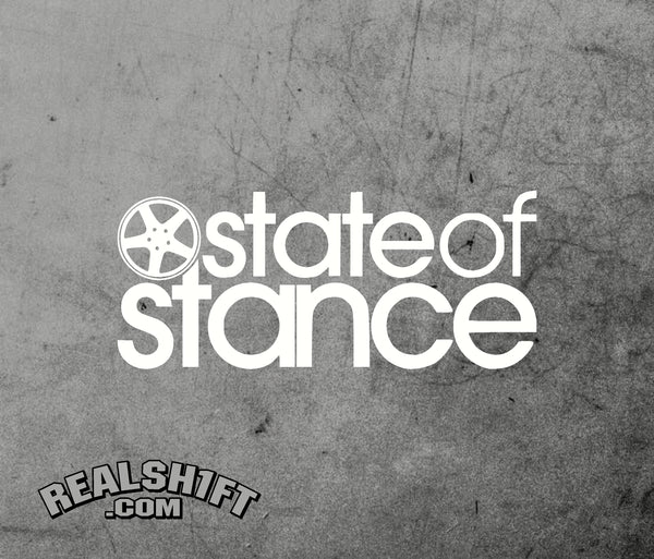 State of Stance Vinyl Decal