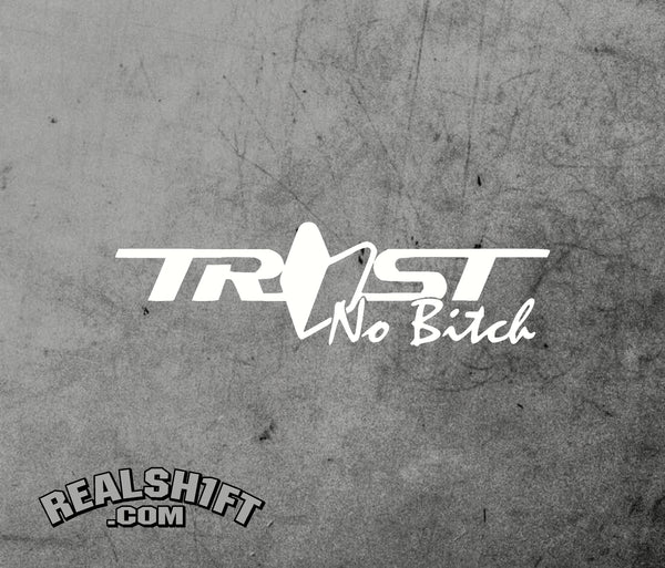 Trust No Bitch Vinyl Decal