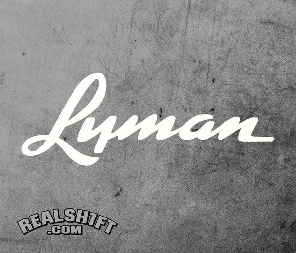 Lyman Vinyl Decal